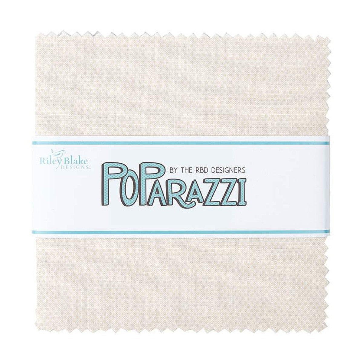POParazzi Cream 5 Inch Stacker precut fabric bundle from Riley Blake Designs