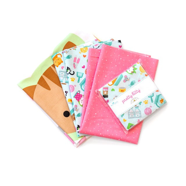 Pretty Kitties Quilt Kit with Video Tutorial