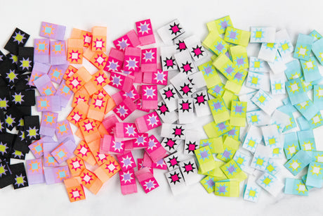 Quilt Stars Multipack Quilt Labels - Knot and Thread Designs #203