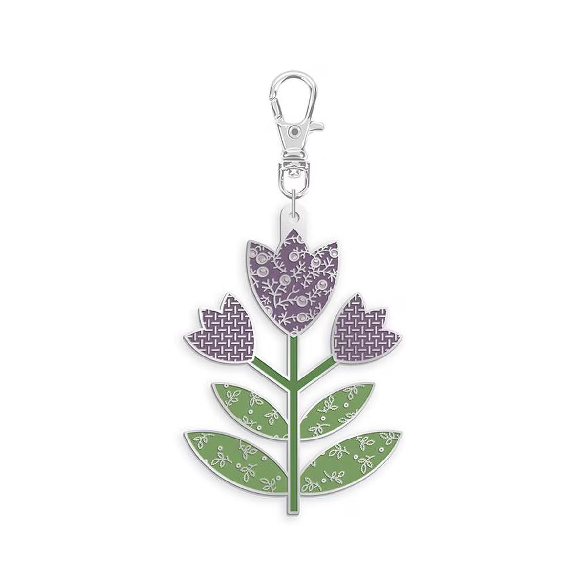 Purple Tulip Happy Charm from Lori Holt