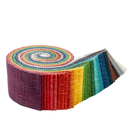 Grasscloth Cottons Jelly Roll by Heather Peterson for Riley Blake