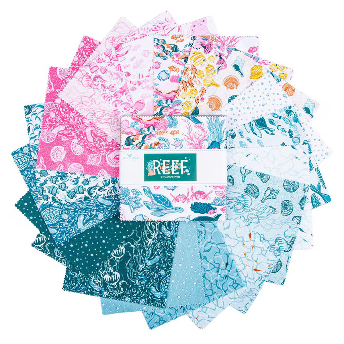 Reef 5" Charm Pack Riley Blake