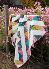 Ricochet Precut Quilt Kit - Sitara Jewel Tone Florals