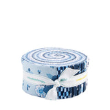 Blue Blooms and Threads Jelly Roll