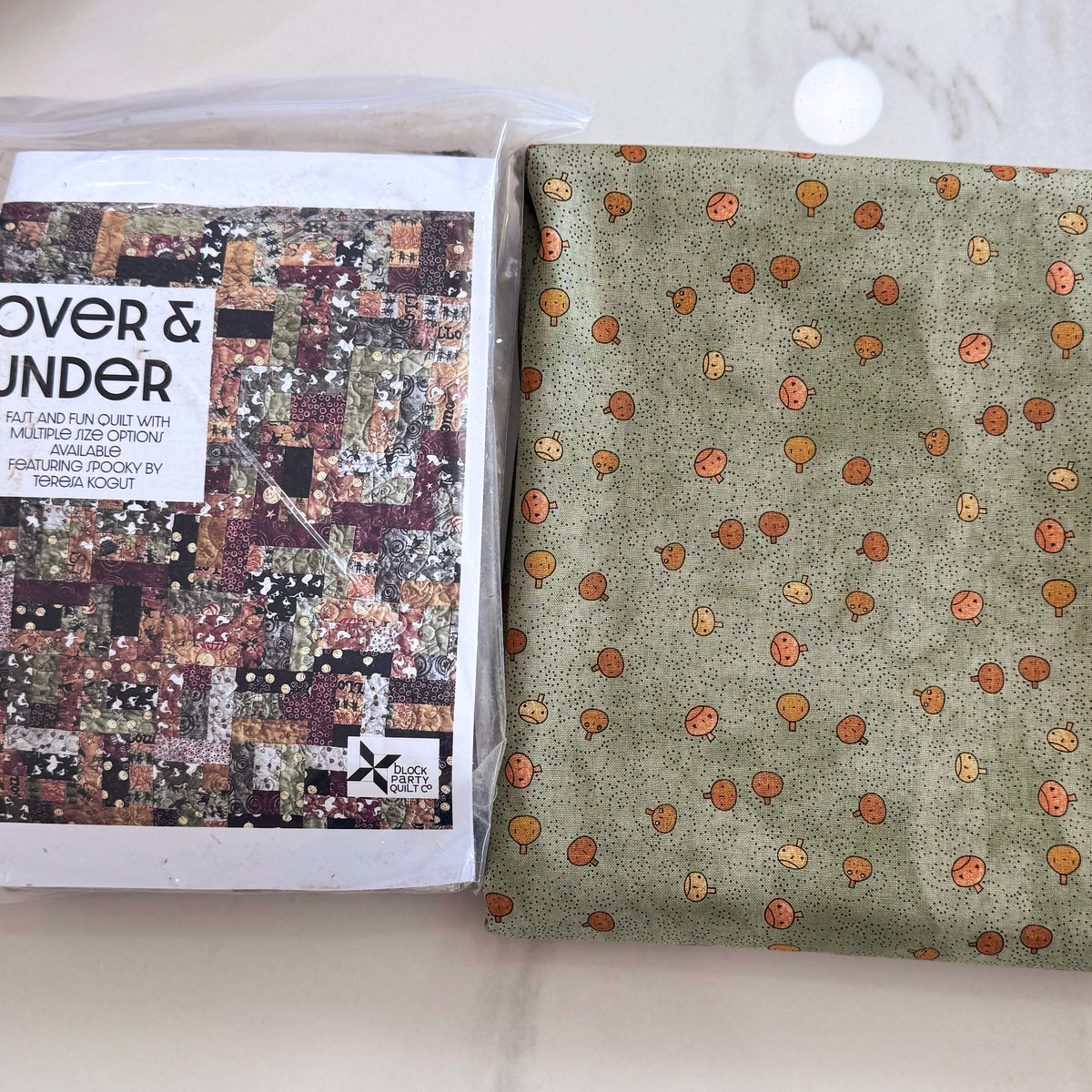 Spooky Over and Under Quilt Kit - Halloween Quilt Kit