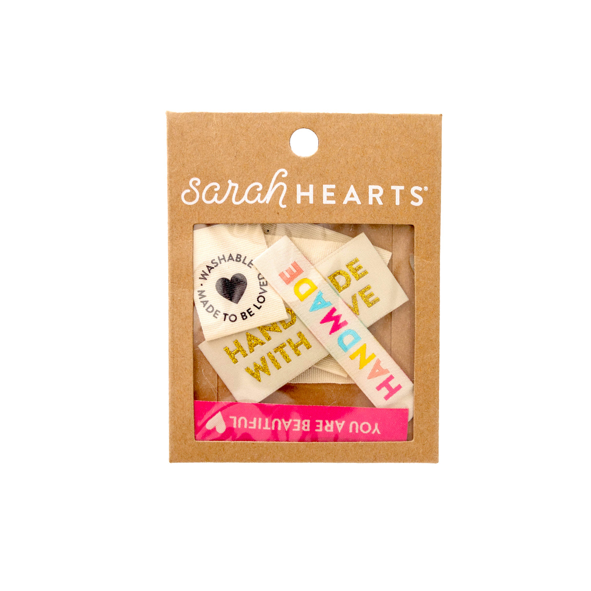 Variety Pack - Assorted Sarah Hearts Quilt Labels