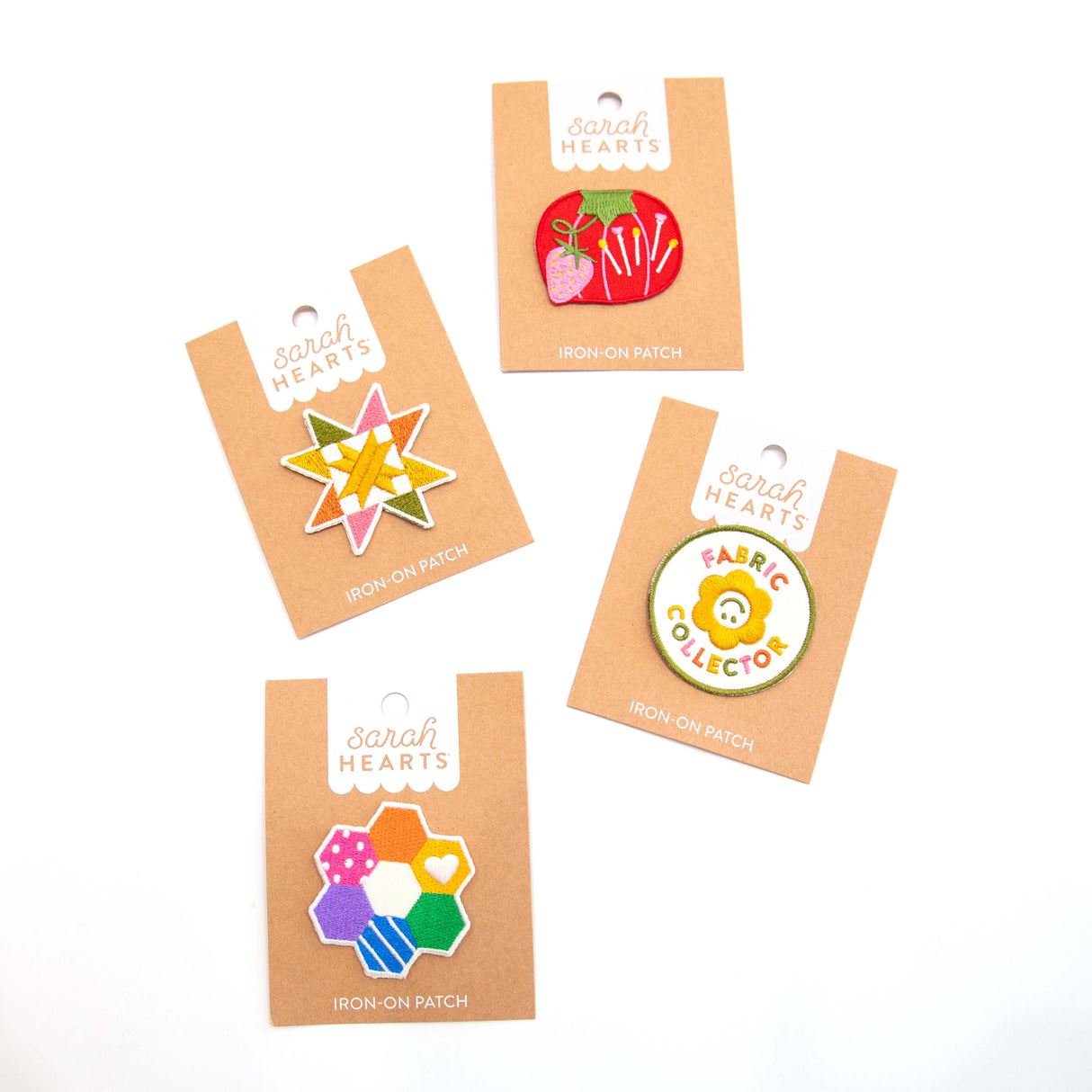 Tomato Pincushion Iron-On Patch by Sarah Hearts