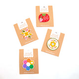 Tomato Pincushion Iron-On Patch by Sarah Hearts