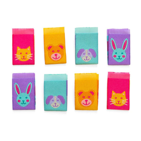 Colorful Animals - Woven Quilt labels from Sarah Hearts