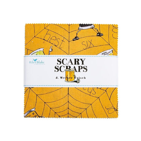 Scary Scraps 5 inch Stacker charm pack precut quilt fabric by J Wecker Frisch for Riley Blake Designs