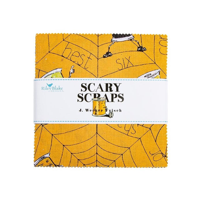 Scary Scraps 5 inch Stacker charm pack precut quilt fabric by J Wecker Frisch for Riley Blake Designs