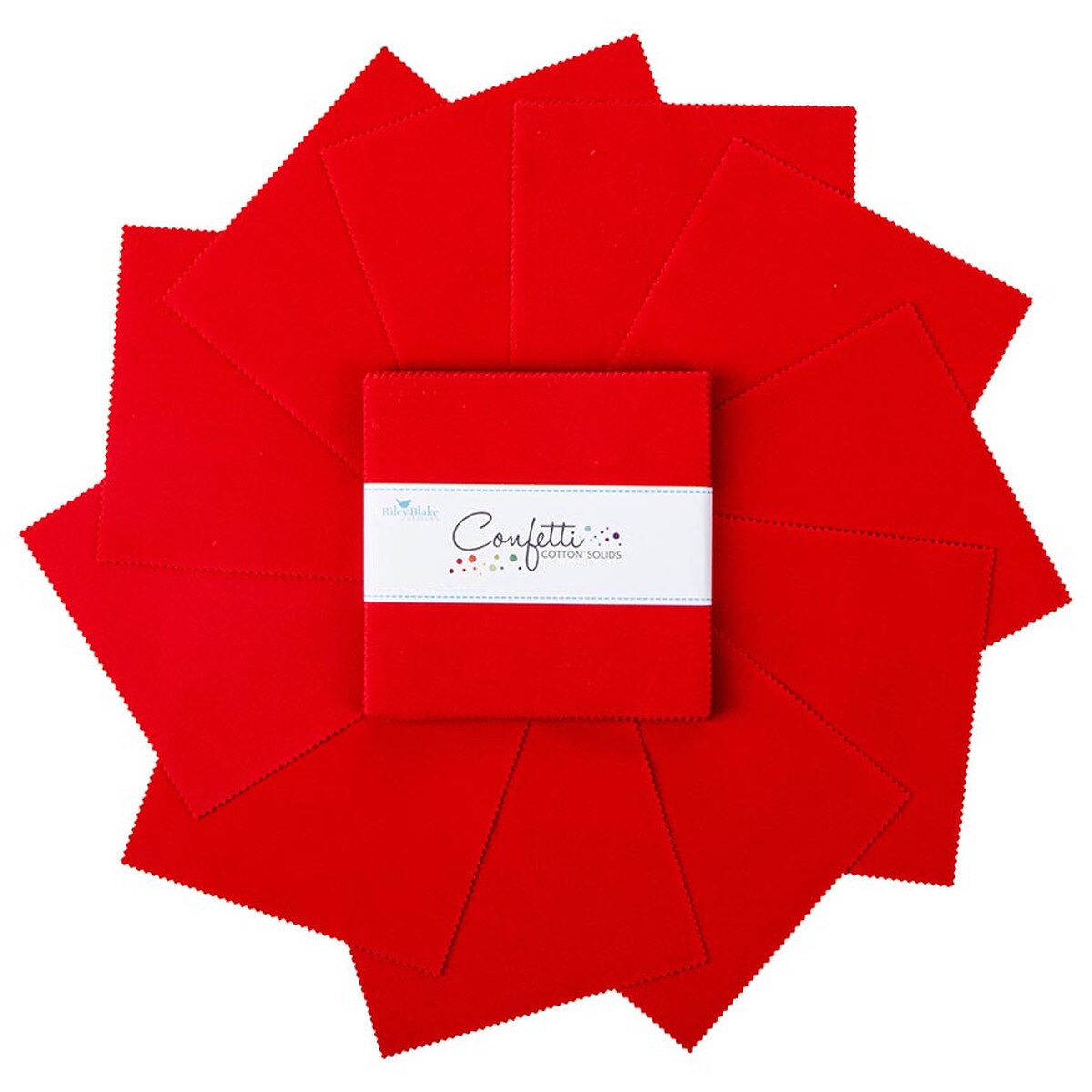 Solid 5" Square Charm Packs from Riley Blake