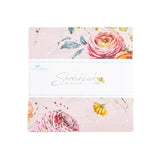 Sketchbook 5 inch Stacker charm pack precut quilt fabric by Lisa Audit for Riley Blake Designs 5-17520-42