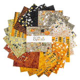 Spooky 10 inch layer cake 42 pieces Teresa Kogut Riley Blake Designs Halloween folk art