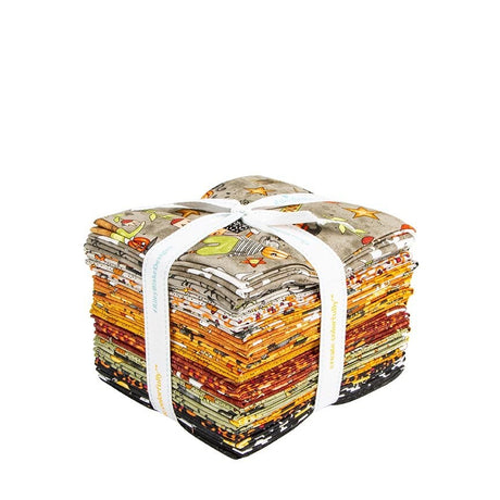 Spooky Fat Quarter Bundle 24 pieces by Teresa Kogut for Riley Blake Designs FQ-17570-24 Halloween folk art