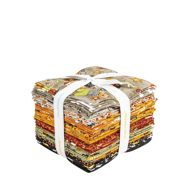 Spooky Fat Quarter Bundle 24 pieces by Teresa Kogut for Riley Blake Designs FQ-17570-24 Halloween folk art
