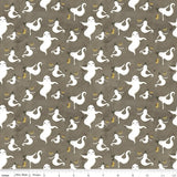 Spooky Ghosts Tombstone fabric by Teresa Kogut for Riley Blake Designs by the yard C17571-TOMBSTONE Halloween folk art ghosts