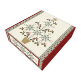 Spruce It Up Quilt Kit detail Christmas Greetings Sandy Gervais 59x80 holiday quilt