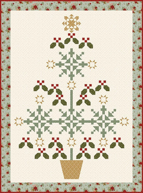 Spruce It Up Quilt Kit by Sandy Gervais Riley Blake Designs KT-17660 Christmas Greetings holiday quilt kit