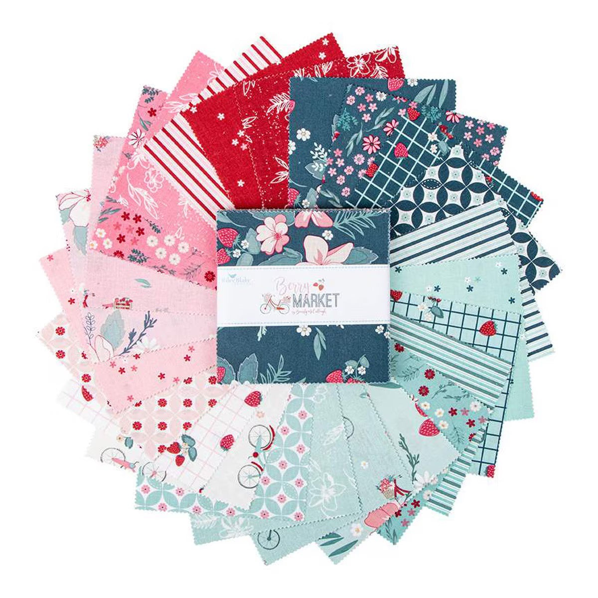 Pack de charmes Berry Market Riley Blake