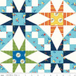 Summer's in Town Cheater Print Multi quilting cotton by Sandy Gervais for Riley Blake Designs