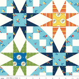 Summer's in Town Cheater Print Multi quilting cotton by Sandy Gervais for Riley Blake Designs