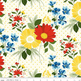 Summer's in Town Main Cream quilting cotton by Sandy Gervais for Riley Blake Designs C17530-CREAM