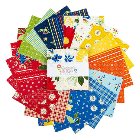 Summer's in Town 5" Square Charm Pack by Sandy Gervais