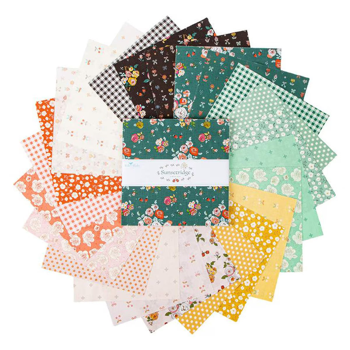Sunsetridge 10" square layer cake Riley Blake