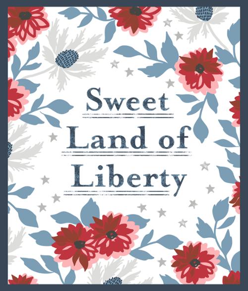 Sweet Land of Liberty Fabric  Panel 1 yard Panel from Moda