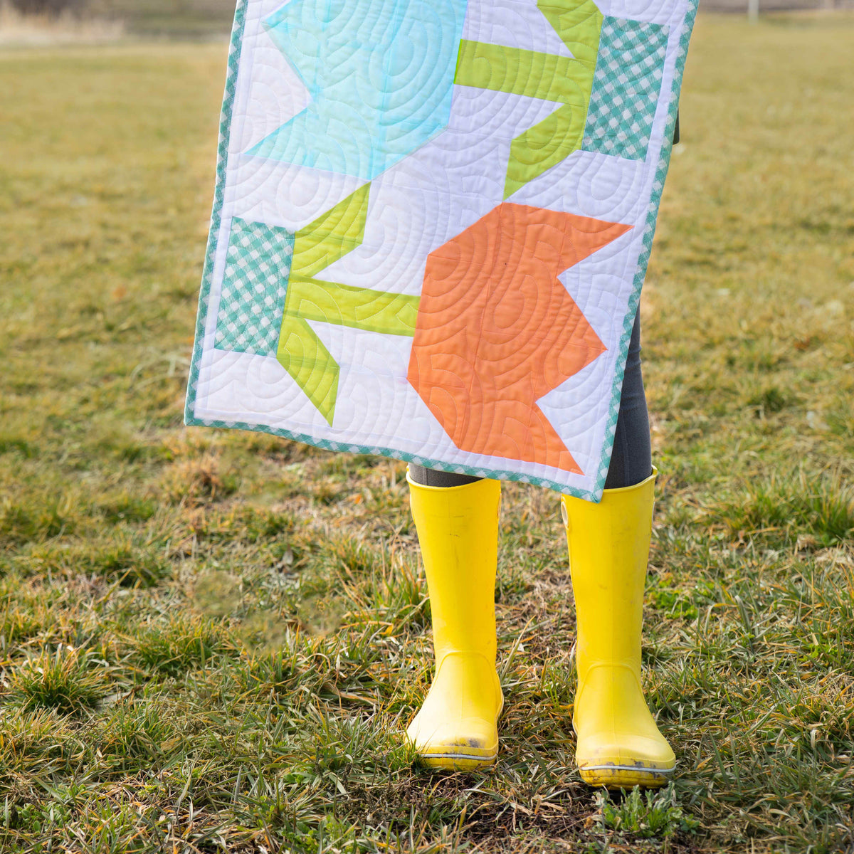 Spring Tulip Table Runner Pre-Cut Quilt Kit – Block Party Quilt Co