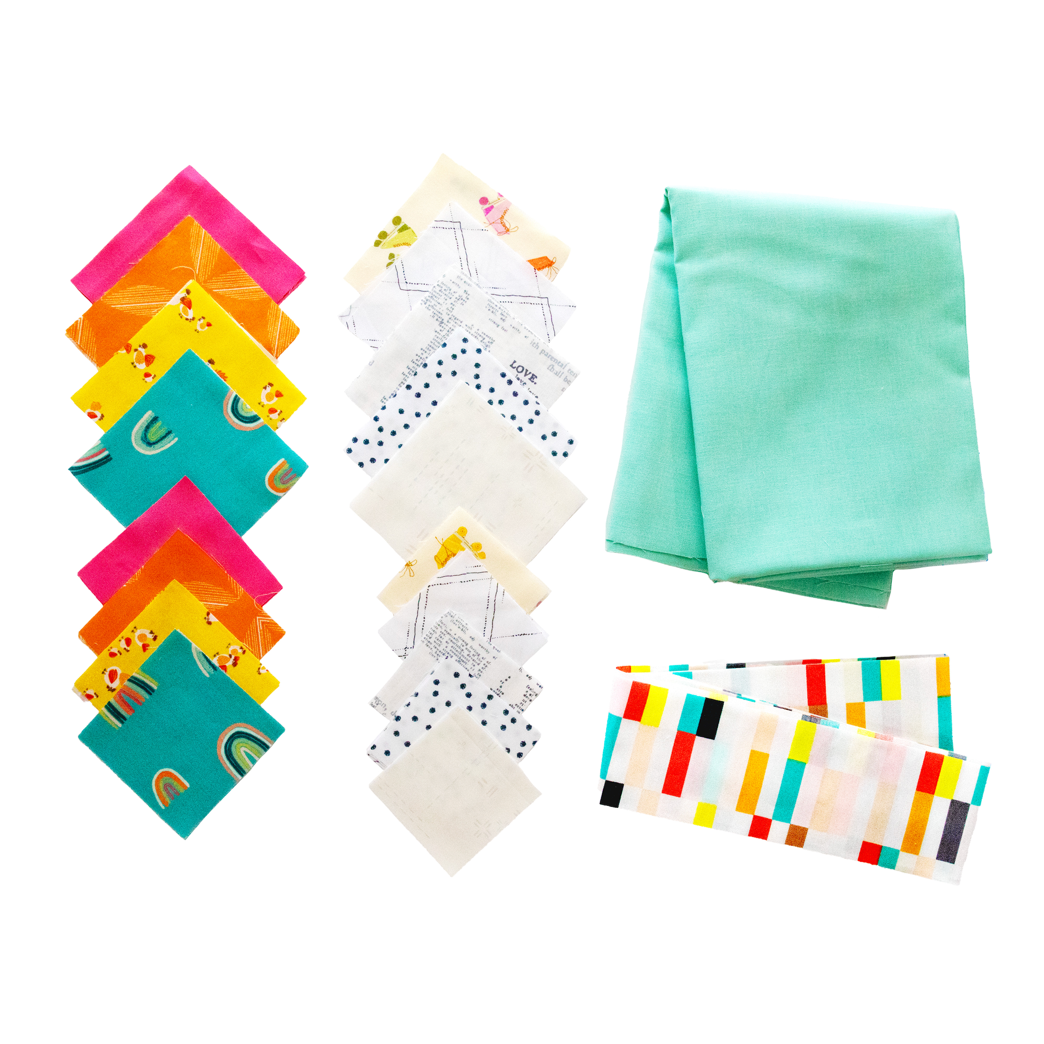 Kit de chemin de table matelassé Linked Hearts