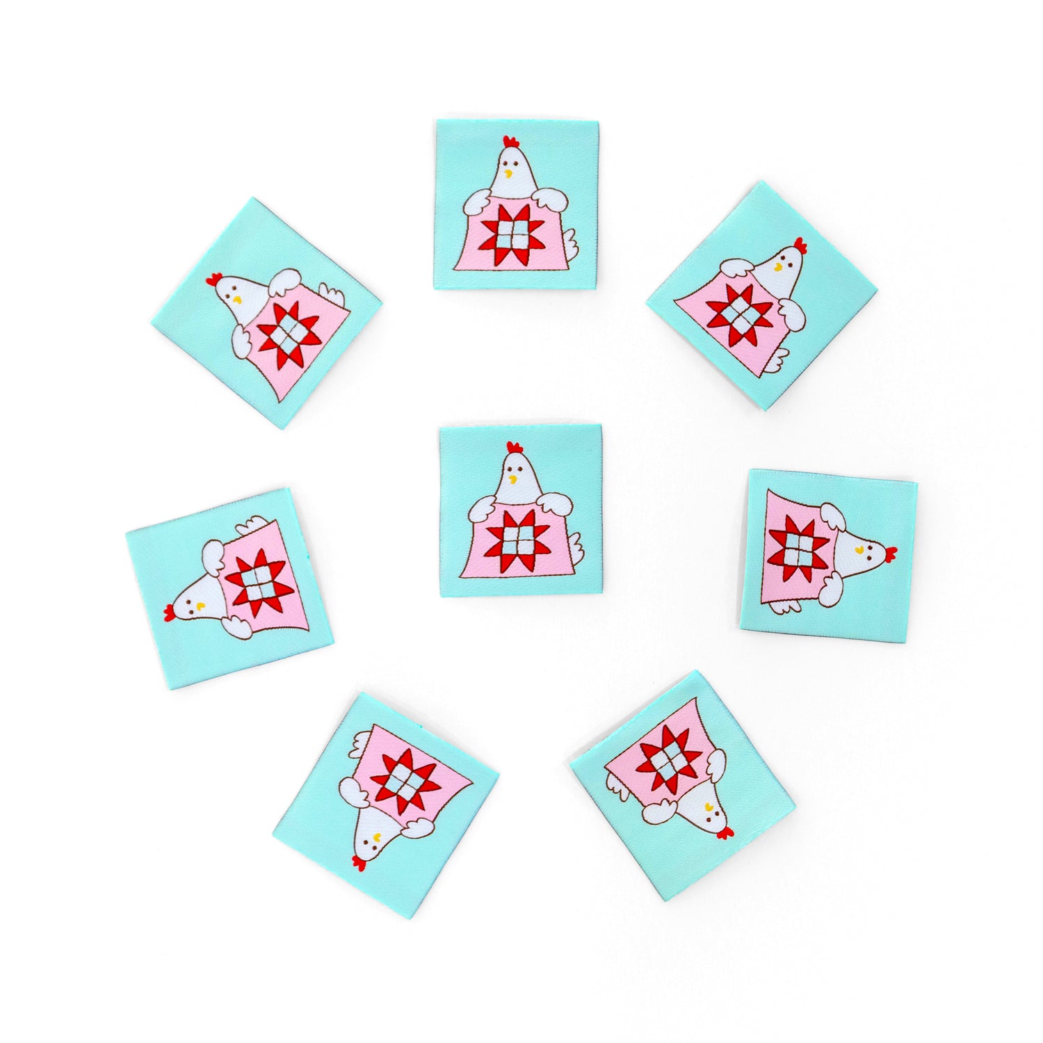 Quilty Hen Quilt Labels from Minki Kim #008