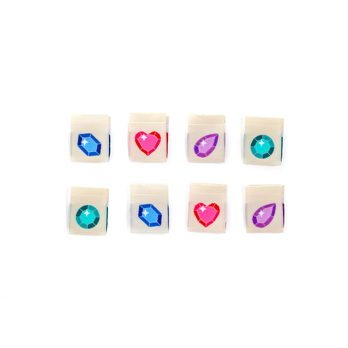 Gems Quilt Labels from Sarah Hearts