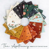 The Apothecary Rolie Polie jelly roll detail Amber Elliot Riley Blake Designs botanical vintage