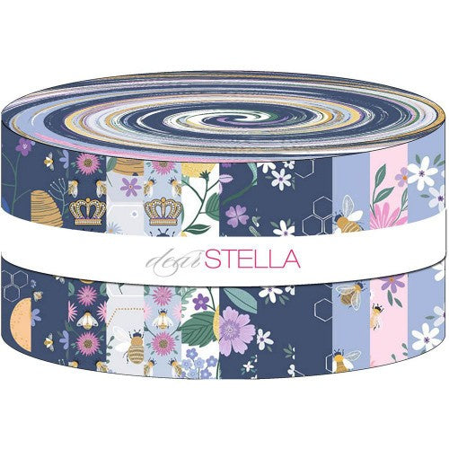 To Bee or Not to Bee Jelly Roll 2.5 inch strips 40 pieces by Dear Stella Fabrics bee botanical novelty