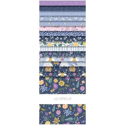 To Bee or Not to Bee Layer Cake 10 inch squares 42 pieces by Dear Stella Fabrics bee botanical novelty