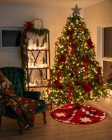 Christmas Tree Skirt Quilt Kit - Precut fabric and binding