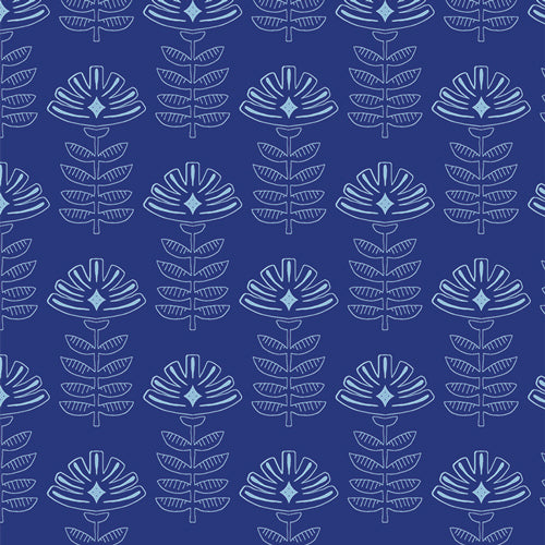 Tissu bleu véritable 10 pouces, Wonders Art Gallery Fabrics