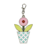 Gingham Flower Pot Happy Charm from Lori Holt