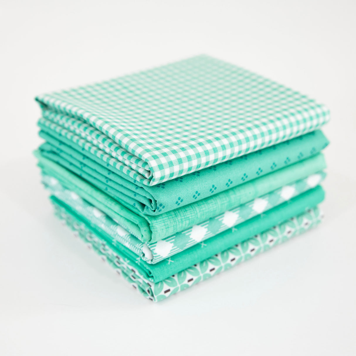 Turquoise Curated Fabric Bundle Fat Quarters or Half Yards