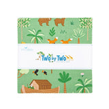 Two by Two Noahs Ark fabric 5" Charm Pack Riley Blake