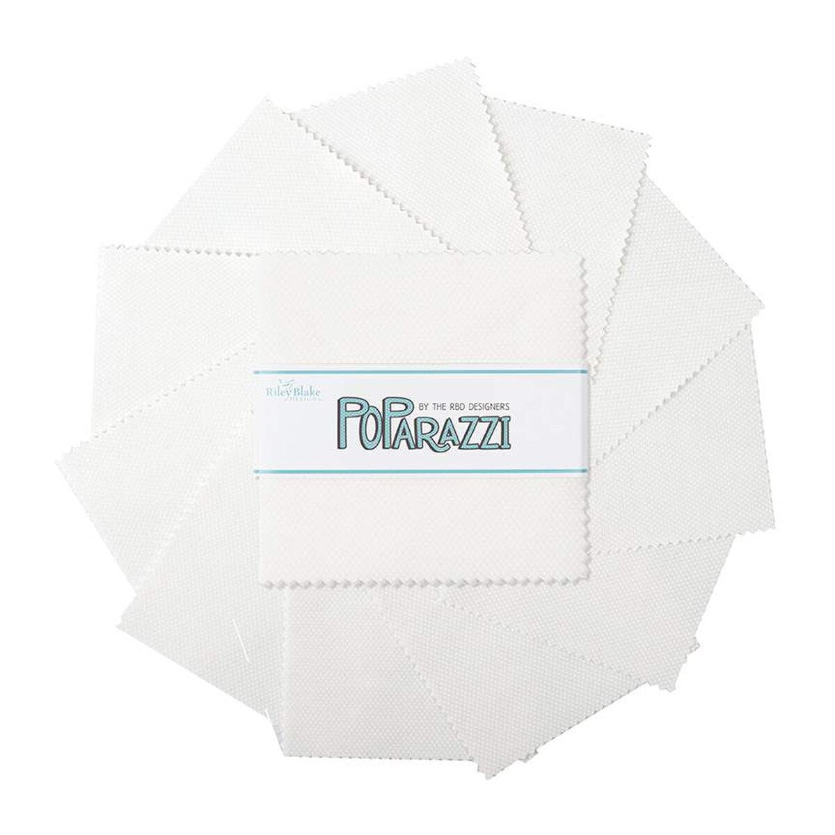 Poparazzi White on White 5" Squares