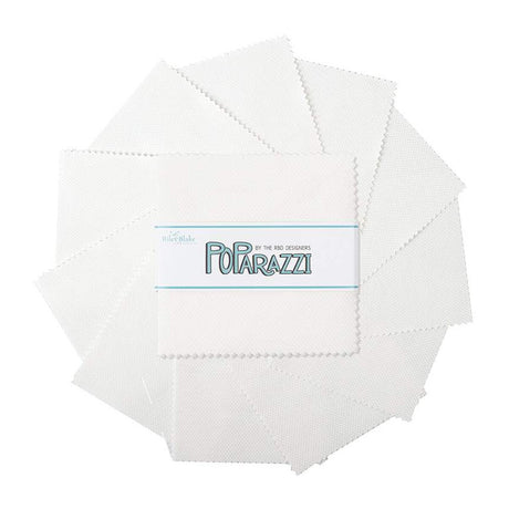 Poparazzi White on White 5" Squares
