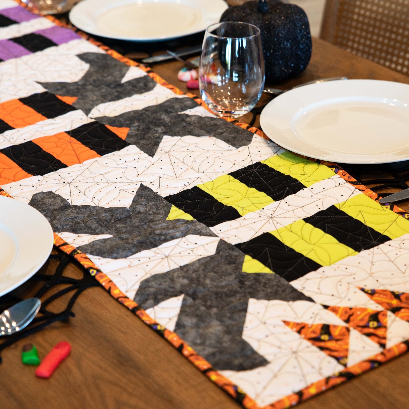 Witches Feet Table Runner Precut Quilt Kit – Block Party Quilt Co