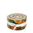 Worth Repeating Jelly Roll 2.5 inch strips 40 pieces by Sandy Gervais for Riley Blake Designs RP-18260-40 floral cozy cottage warm