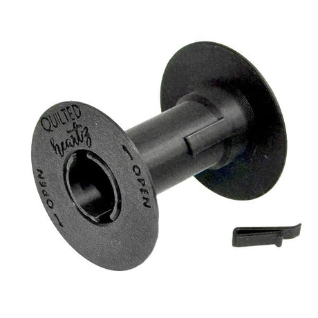XL Winding Spool by Quilted Heartz single spool black plastic binding storage QHWSXL734