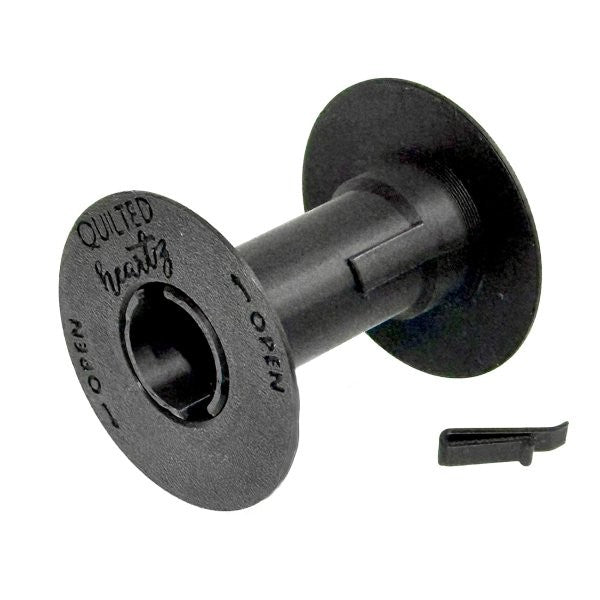 XL Winding Spool by Quilted Heartz single spool black plastic binding storage QHWSXL734